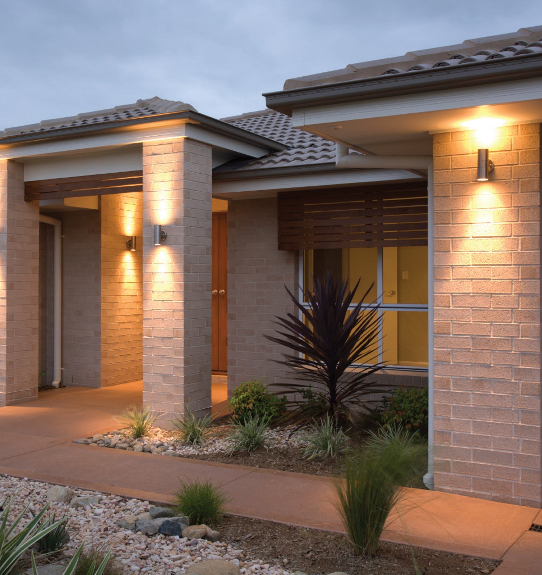 Hot Sale GU10 Titanium Aluminium Exterior Wall Pillar Spot Lights IP65