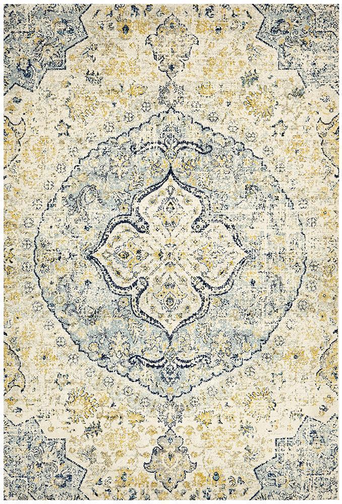 Exclusive Museum Tyler Sky Blue Rug - A Durable Art Piece