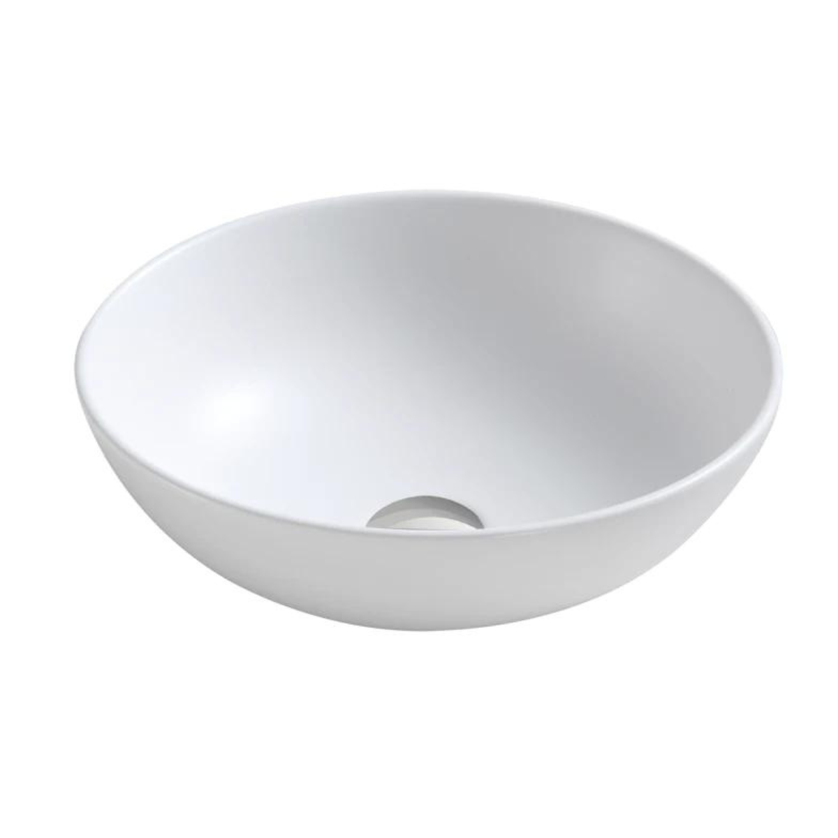 Hot Sale! POSEIDON Round Gloss White Ceramic Bathroom Basin (400x400x130)