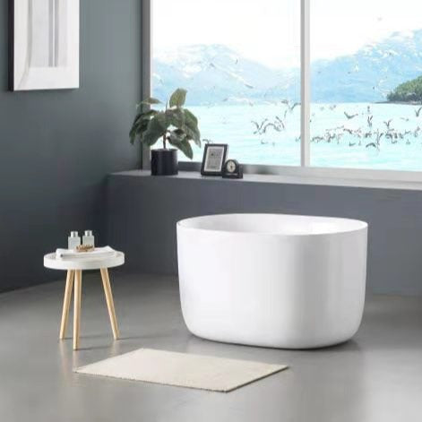 Olivia Freestanding Bathtub (1000mm) - Premium Sanitary Grade Acrylic for Long - lasting Use