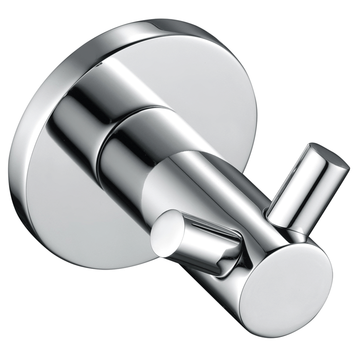 Chrome Mica Double Robe Hook - Durable and Stylish Bathroom Organizer