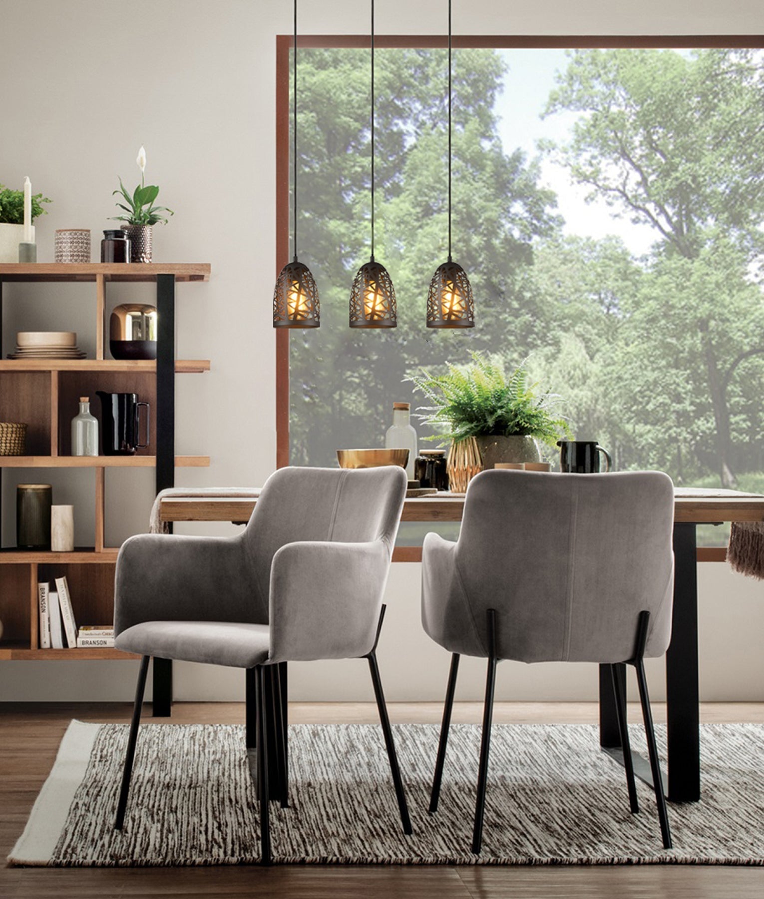 Hot Sale: Ellipse Interior Iron Cage Single Pendant Lights