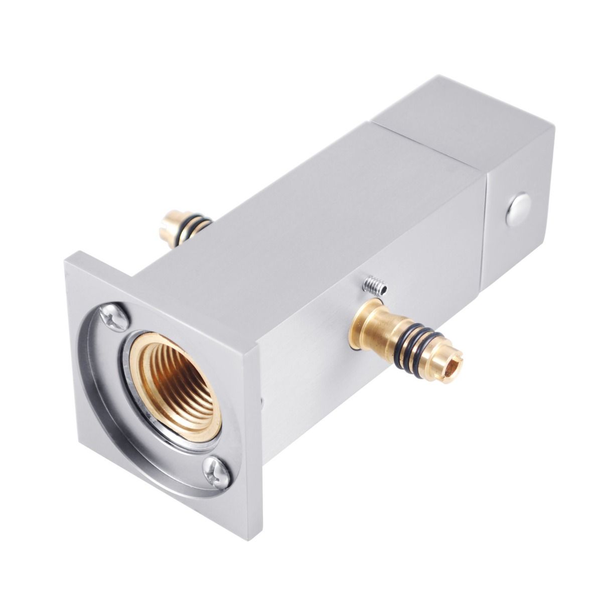 Hot Deal! 10-Inch Square Brushed Nickel Shower Station with Top Water Inlet