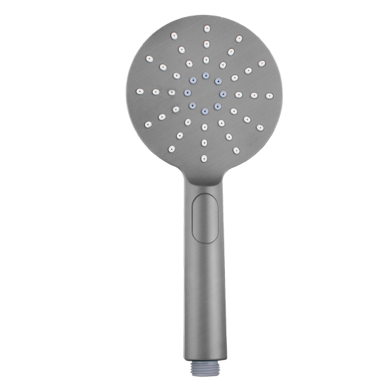 Brushed Nickel Round Hand Shower Spray with 3 Functions