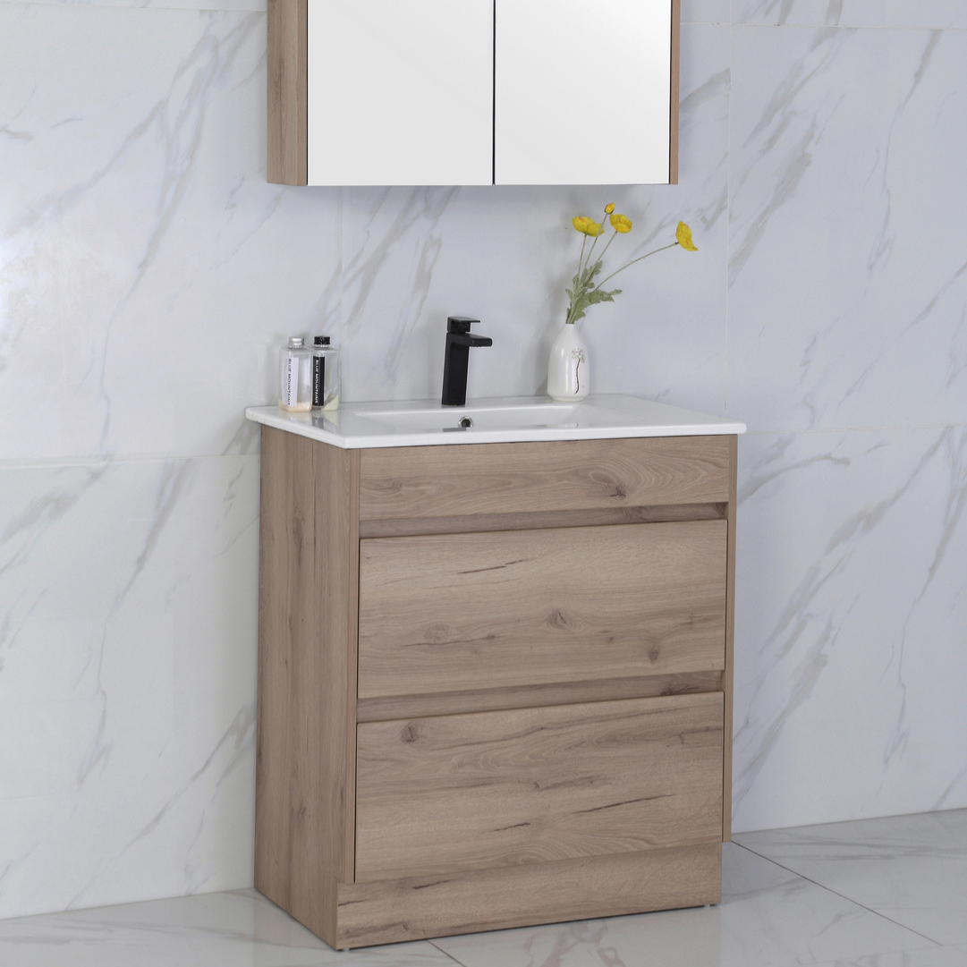 Get the Best MAX MDF Freestanding Vanity in Natural Oak - All Sizes Available