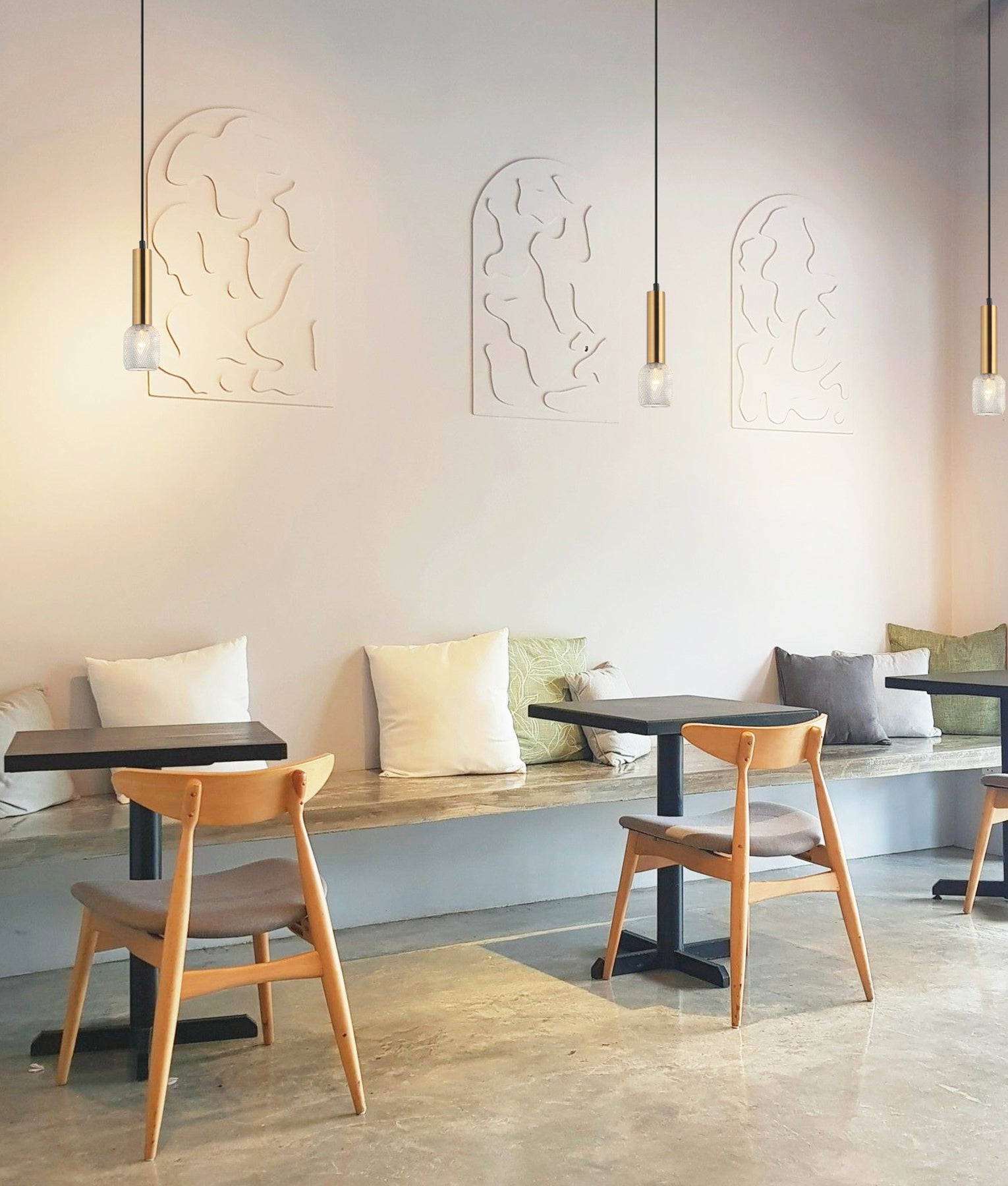 Hot Sale! MIKRO Modern Interior Cylinder & Mesh Karaoke Mic-Shaped Single Pendant Lights