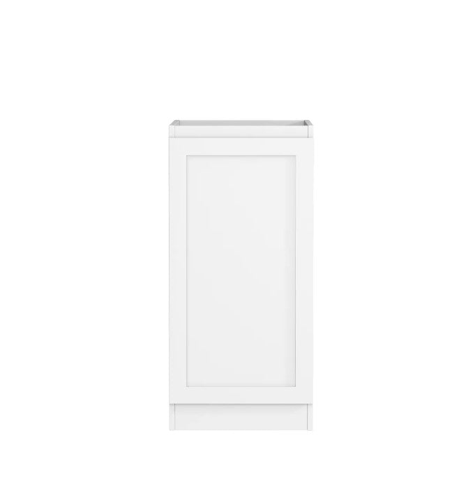 Hot Deal! Hampton White 415mm Laundry Base Cabinet with Internal Drawers