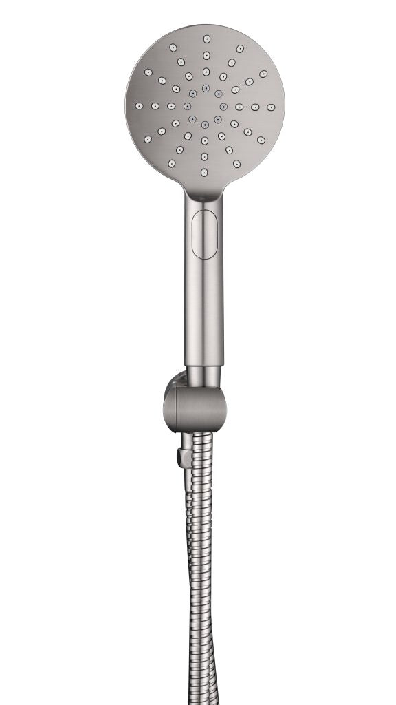 Brushed Nickel Mica Wide Hand Shower - Upgrade Your Shower Now!