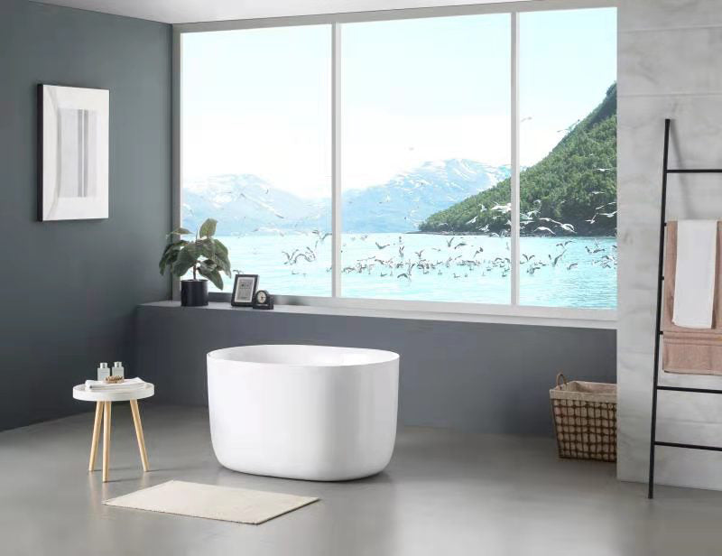 Olivia Freestanding Bathtub (1000mm) - Premium Sanitary Grade Acrylic for Long - lasting Use