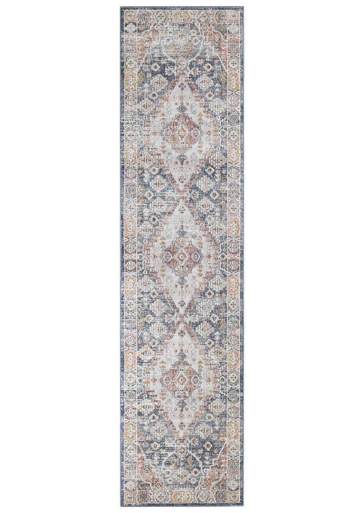 Hot Sale! Medina Grey Floral Rug 0320A