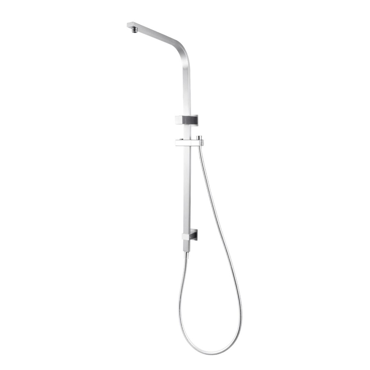 Hot Deal! 10-Inch Square Brushed Nickel Shower Station with Top Water Inlet