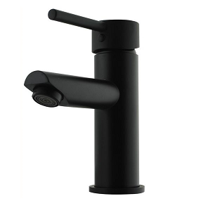 Hot Sale! LUCID PIN Round Basin Mixer with Matt Black Finish for Modern Bathrooms