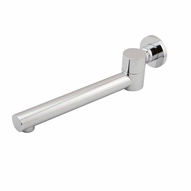 LUCID Chrome 180° Swivel Round Bathtub/Basin Wall Spout - Modern & Durable