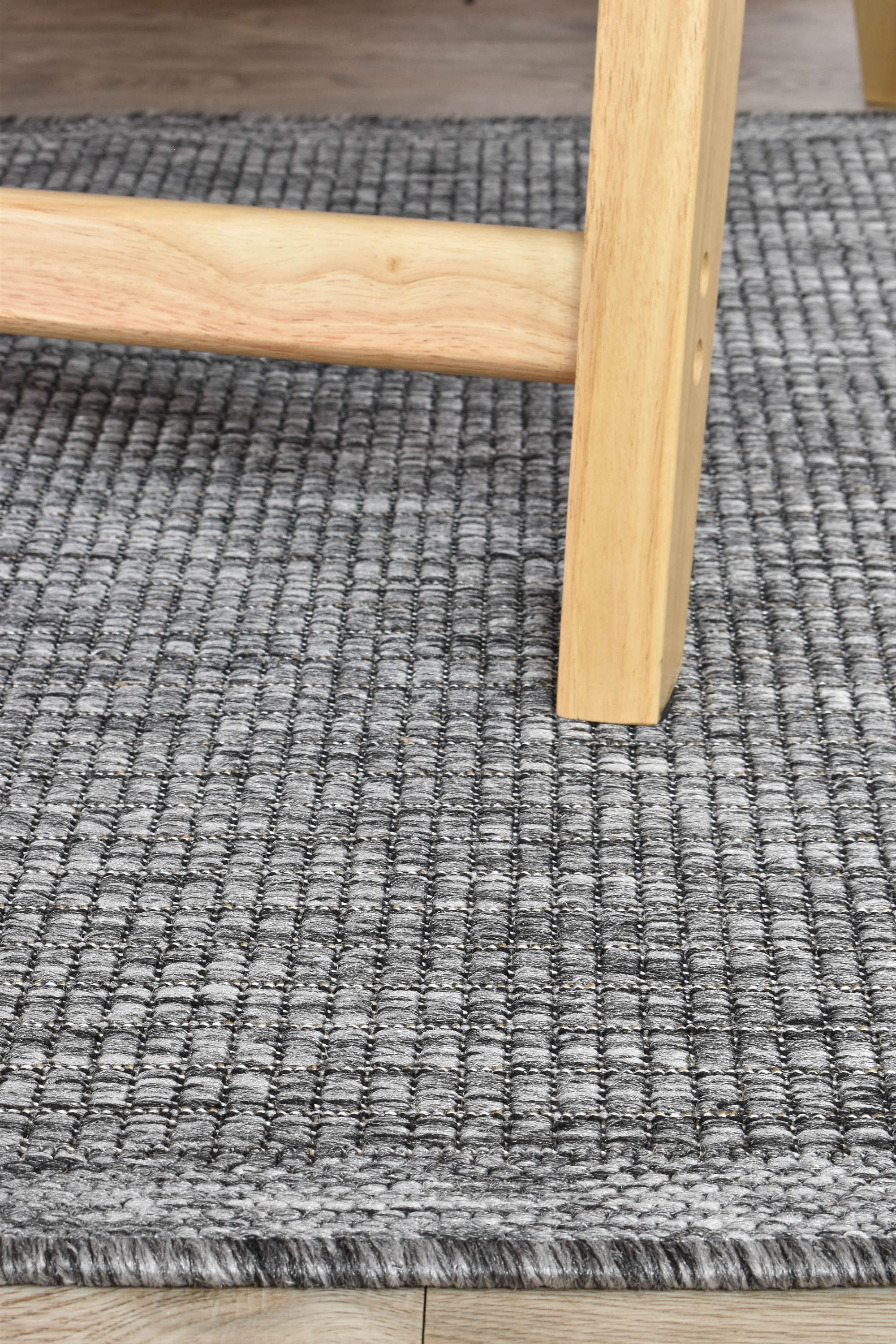 Alaska Dark Grey Runner Rug 1303-DM9E: Durable & Non-Slip