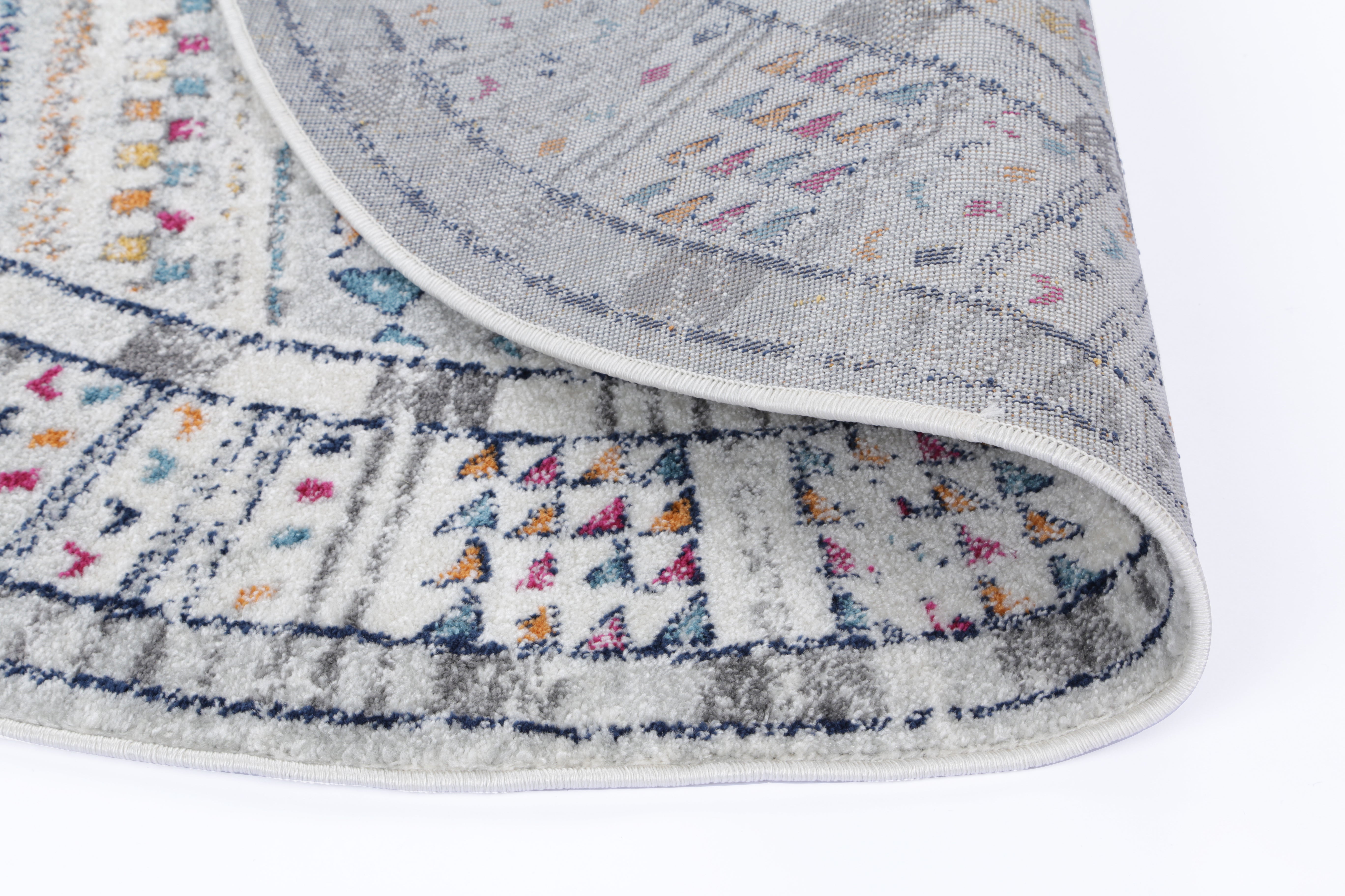 Durable Multi Tribal Polypropylene Rug from Turkey