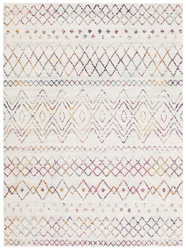 Oasis Nadia Rustic Tribal Multi - Colored Polypropylene Rug from Turkey