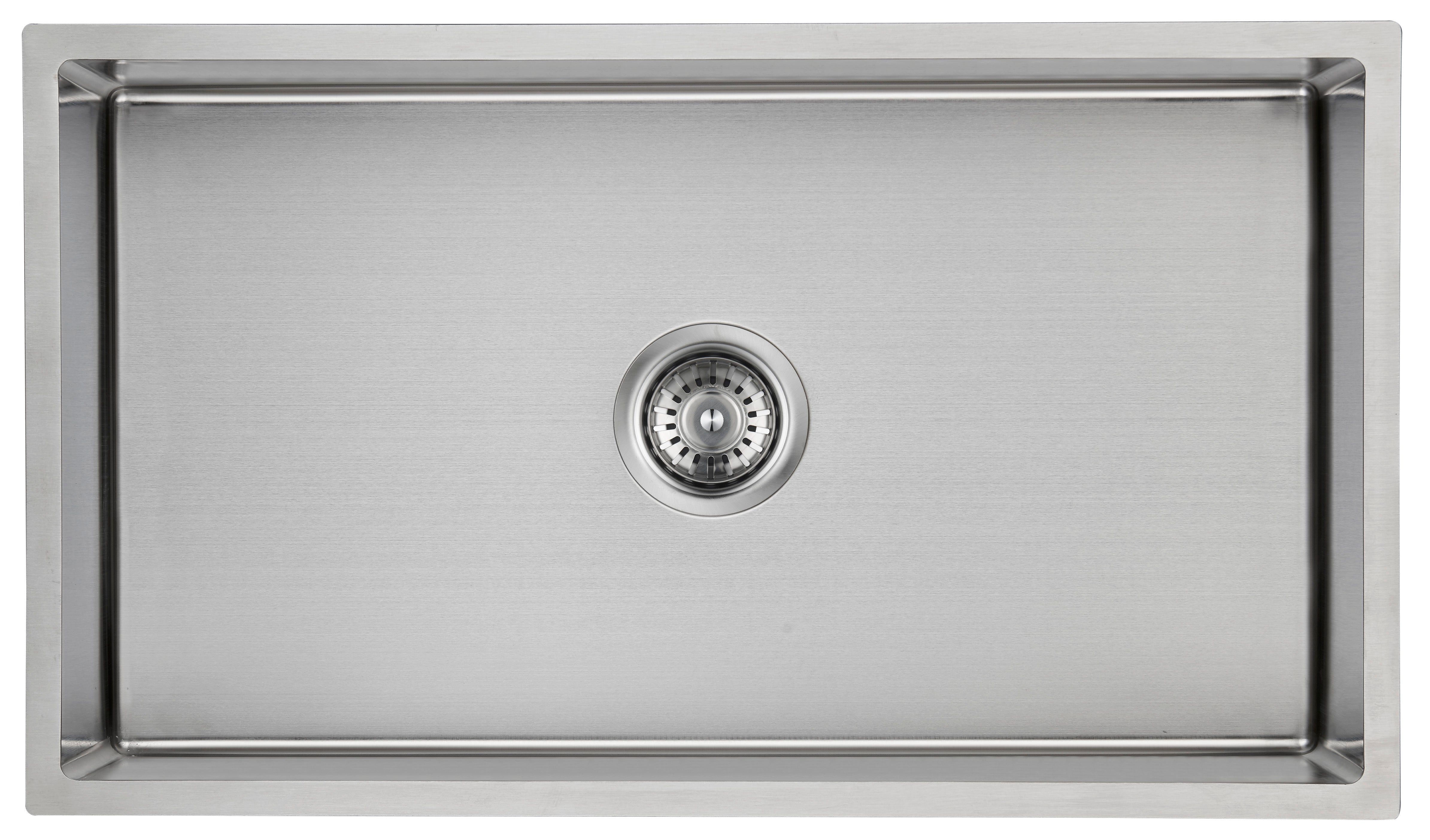 New Chrome Cora Sink - 760 x 440 x 200mm Above/Undermount Design