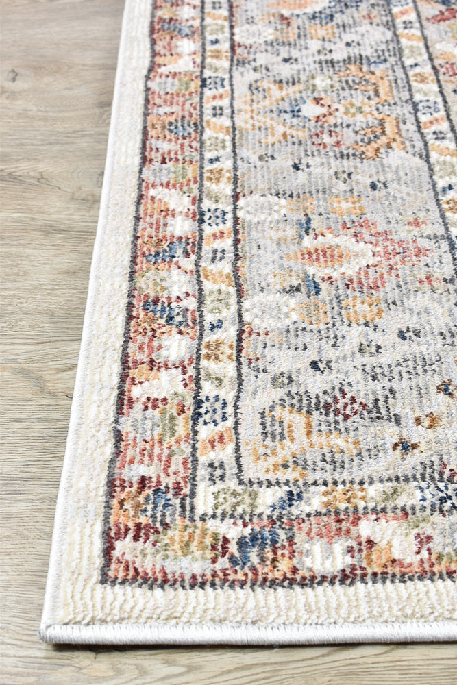 Trendy Medina Polypropylene Cream Rug with Floral Design 0A156A