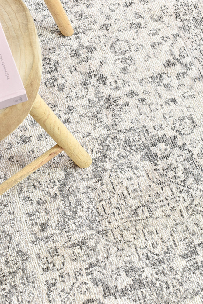 Hot Sale! Medina Grey Runner Rug 0321B
