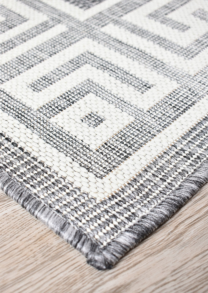 Alaska Light Grey Washable and Non - Slip Rug in Various Sizes
