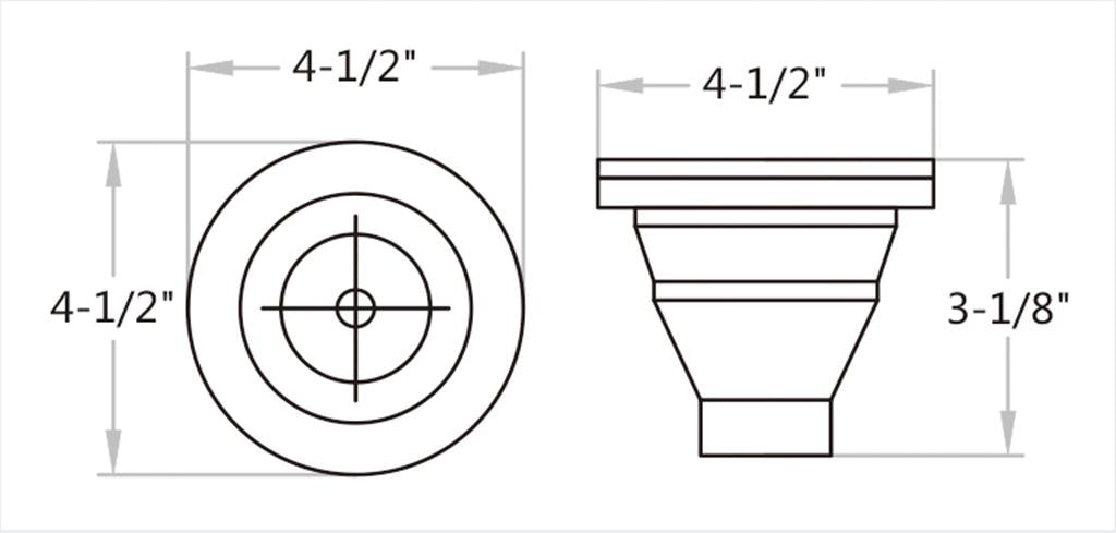 Hot Sale! Chrome POS Ceramic Kitchen Sink Waste