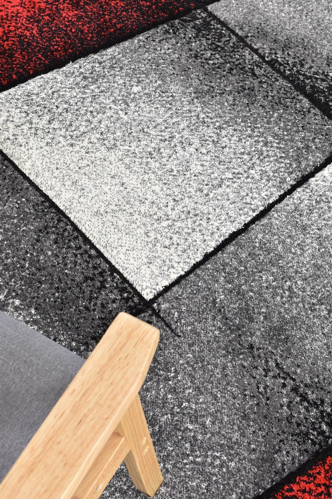 Hot Deal: Novus 97A Grey-Red Rug