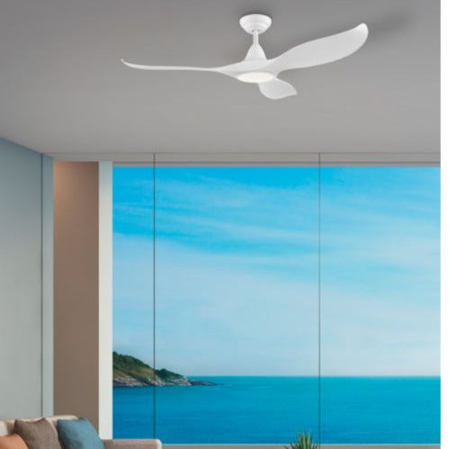 NOOSA 52 DC Ceiling Fan with LED Light: Low - Profile, Strong Airflow