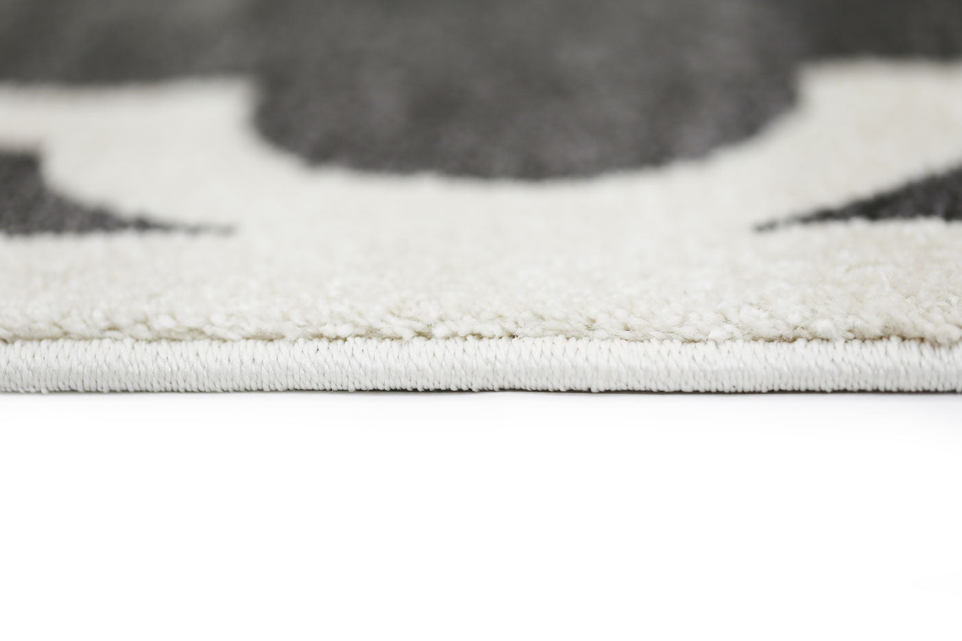 Special Offer! Piccolo Kids Rug with Grey and White Lattice Pattern