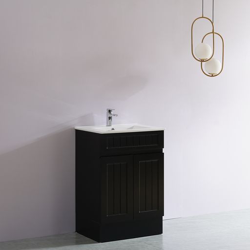 Acacia Shaker PVC Floor Vanity 600 - Premium Quality