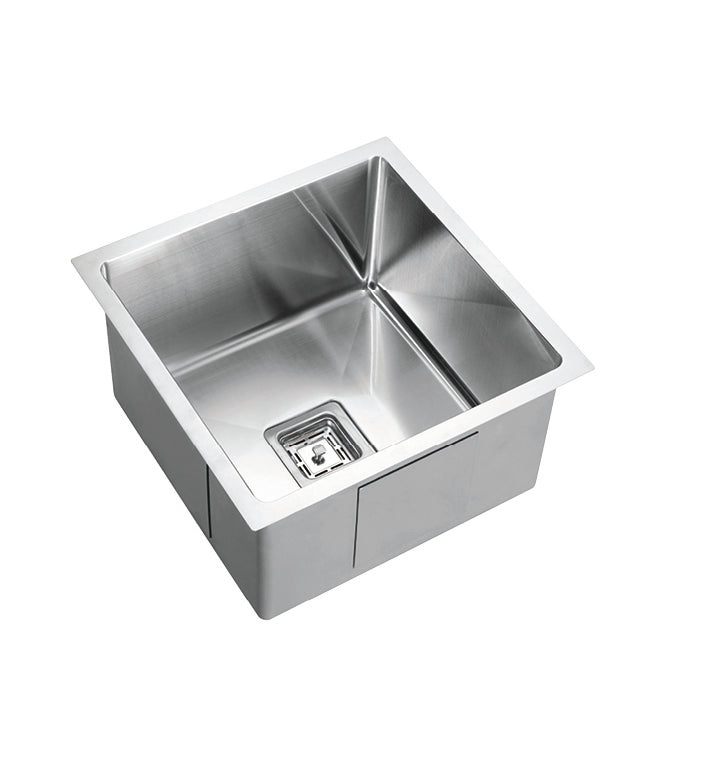 High - Quality Handmade 450x450x220mm POS Stainless Steel Kitchen Sink