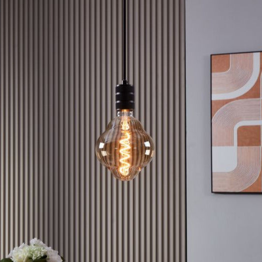 4W Dimmable E27 LED Globe with 2000K Amber Light, CL150 Style