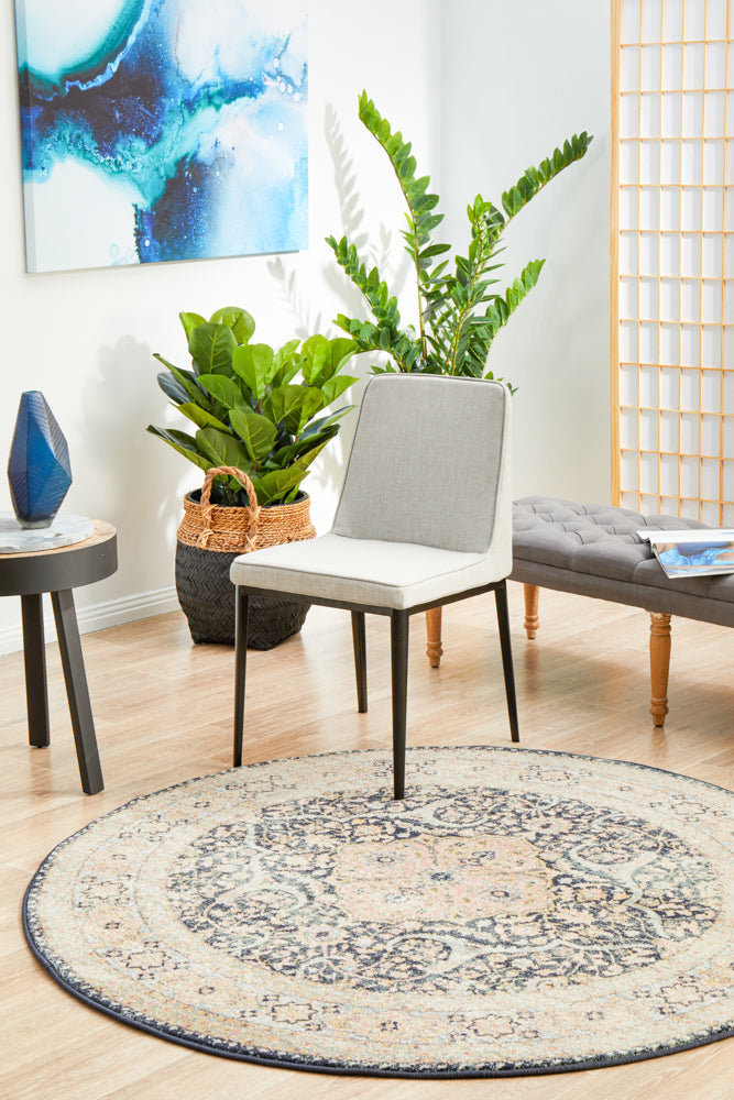 Sale! Legacy 858 Midnight Round Polypropylene Area Rug for Your Home