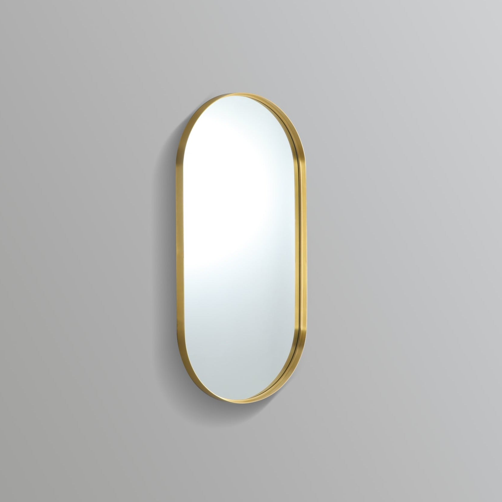 Hot! Olivia Yellow Gold Oval Framed Mirror 900/1000mm