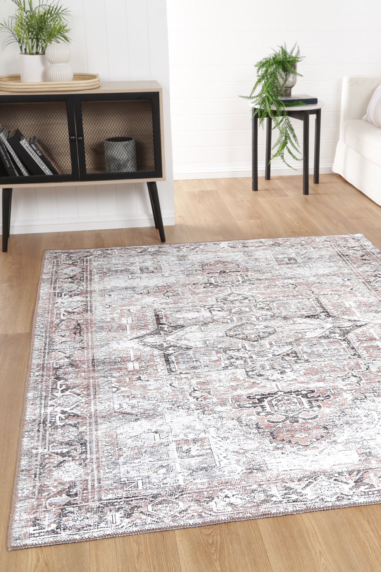 Machine-Washable Heritage Marcel Rug for Busy Families