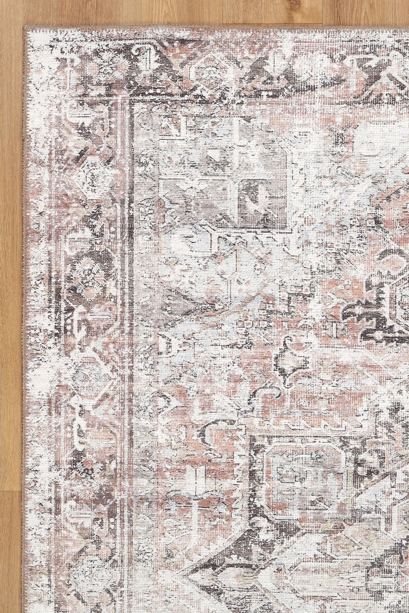 Machine-Washable Heritage Marcel Rug for Busy Families