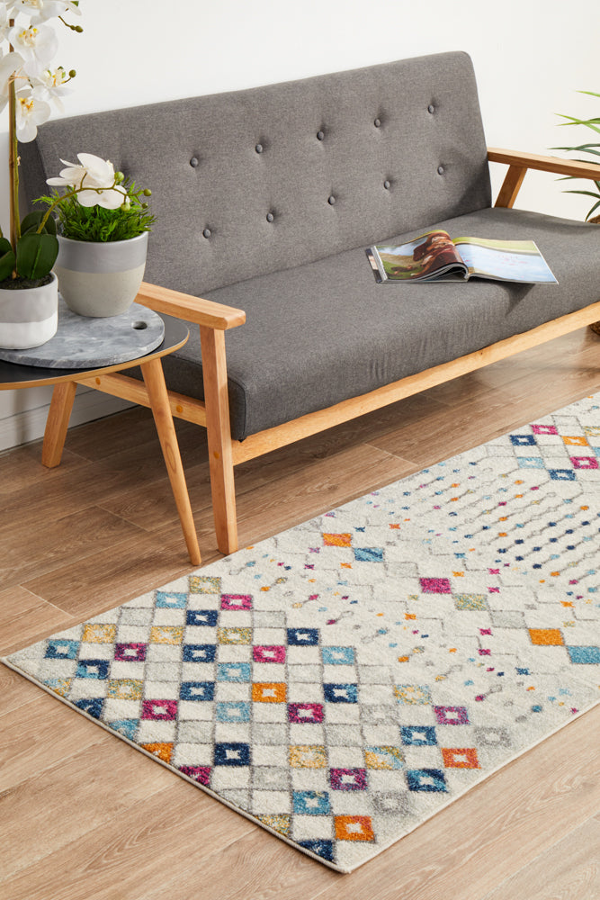 Hot! Mirage Peggy Tribal Moroccan Multi Runner Rug