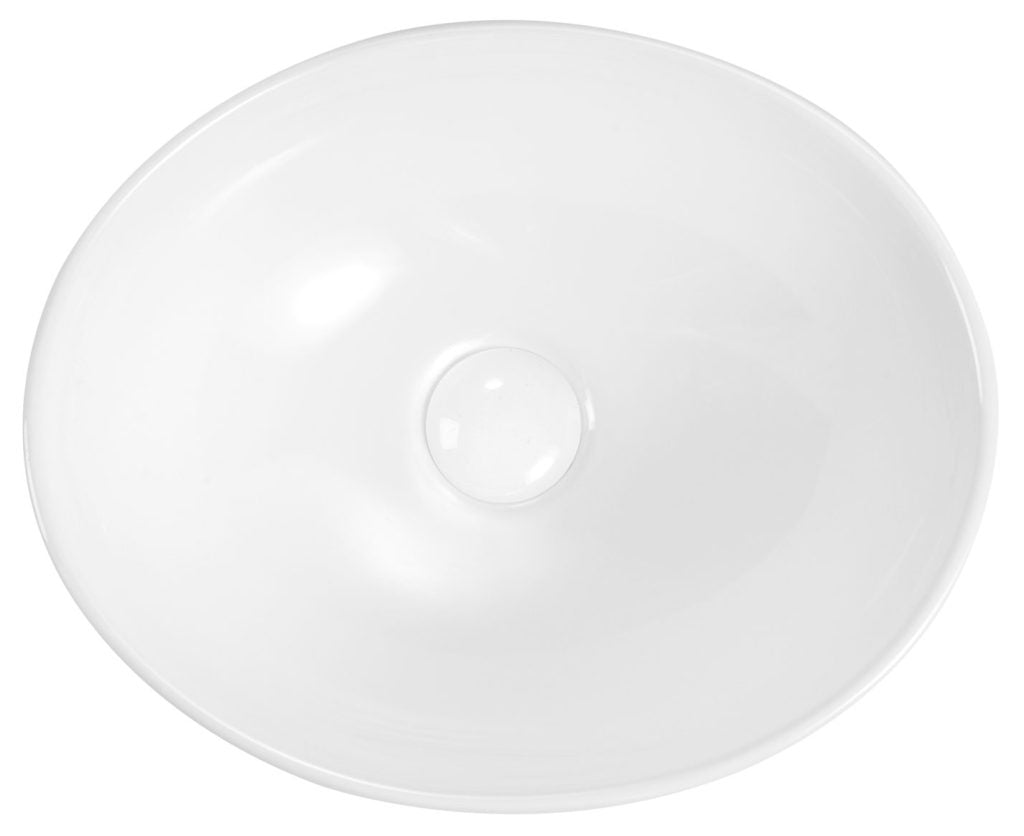 White Gemini Basin - Compact Size (405 x 335mm) for Modern Bathrooms