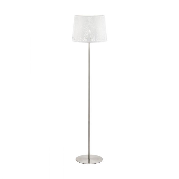 Hambleton Floor Light - Stunning Steel Design in Elegant White