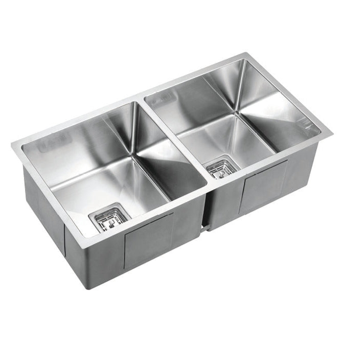 Limited-Time Offer! Premium POS Stainless Steel Double Kitchen Sink 1000×450×235mm