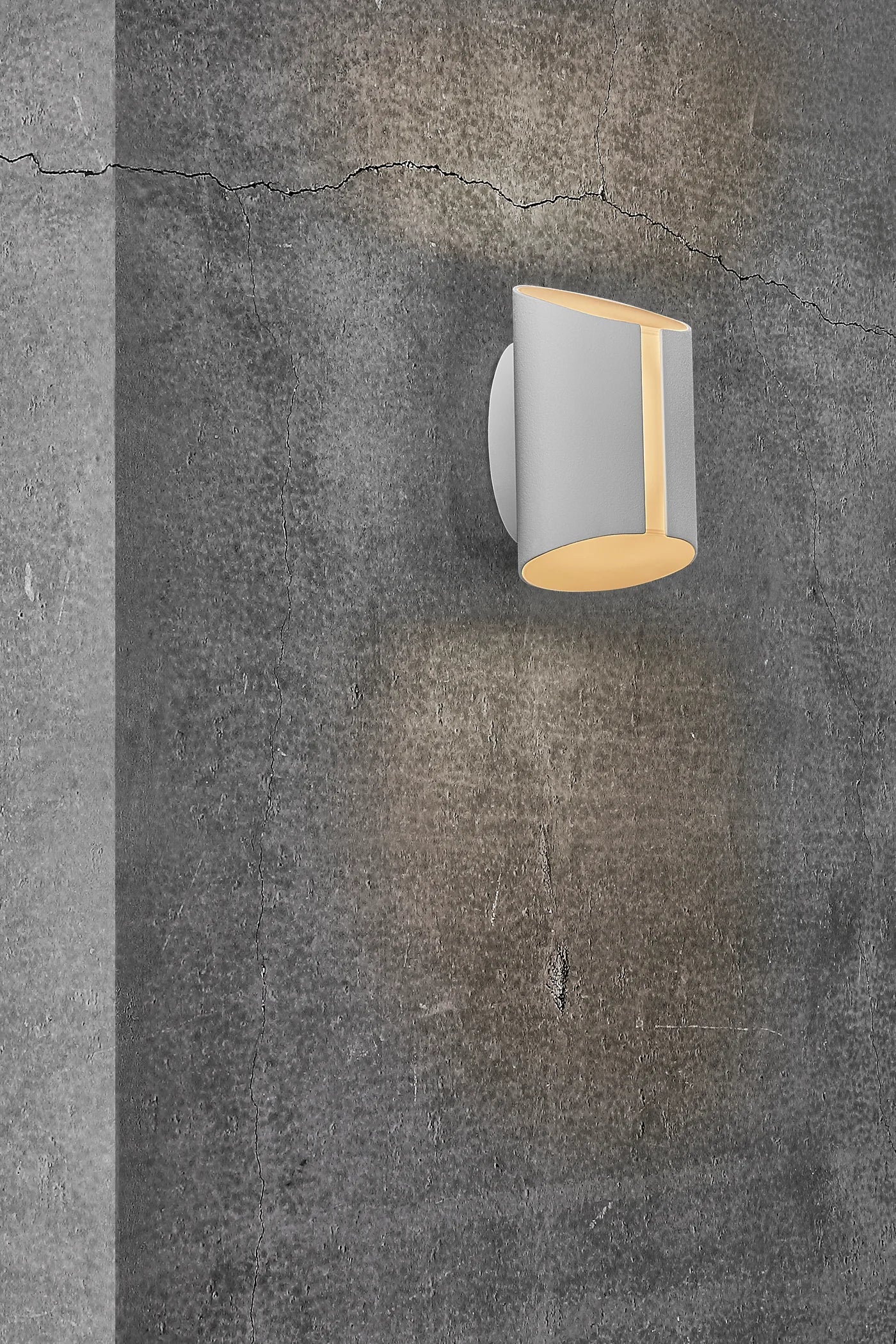 Nordlux Smart Grip Wall Light - White, Ideal for Outdoor Facade, with Dimmable LED