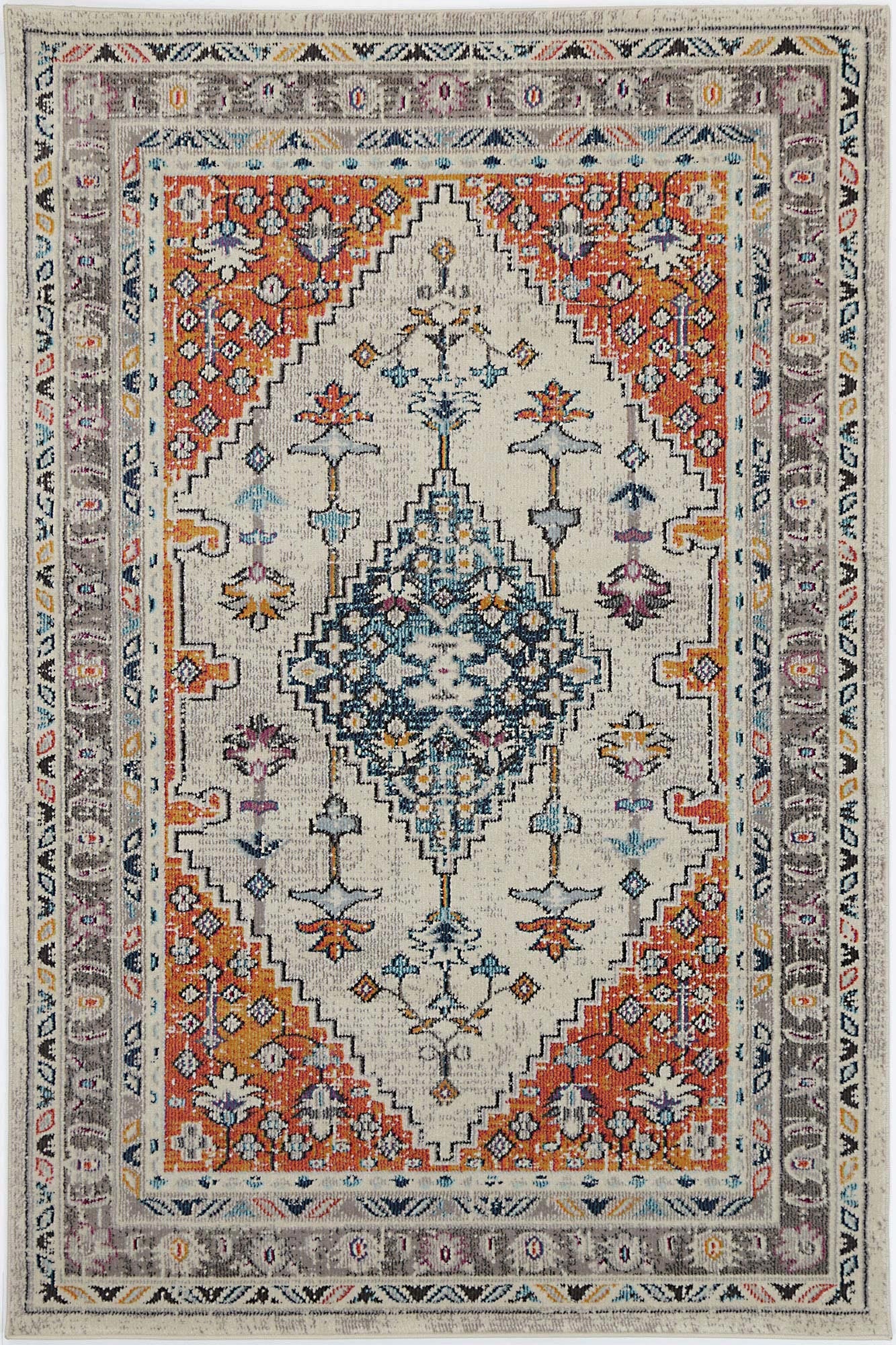 Exquisite Rebecca Multi - Patterned Durable Rug