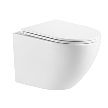 Exclusive Norton Wall-Hung Toilet Pan in Gloss White - Quiet, Efficient & Stylish