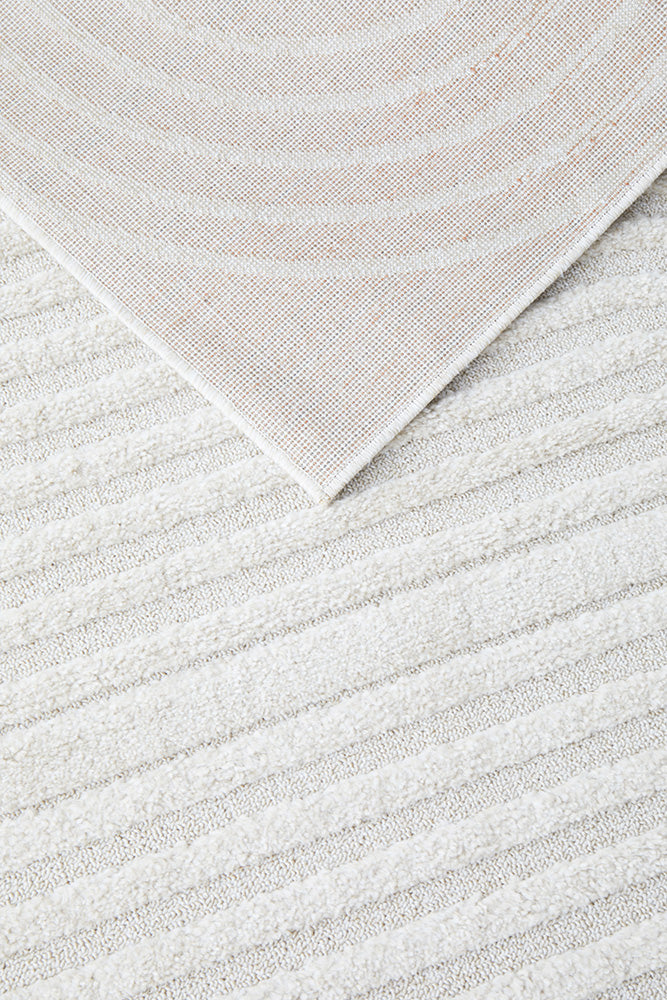 Hot! Lotus Abbey White Modern Runner Rug