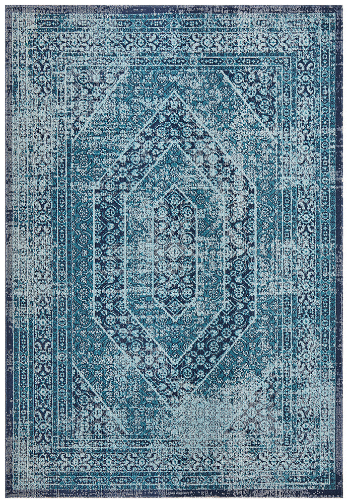 Exclusive Vision Blue Vintage-Look Rug on Sale