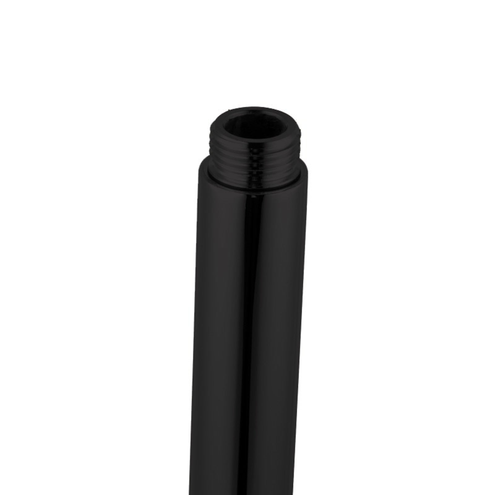 400mm Pentro Round Ceiling Shower Arm in Elegant Matte Black