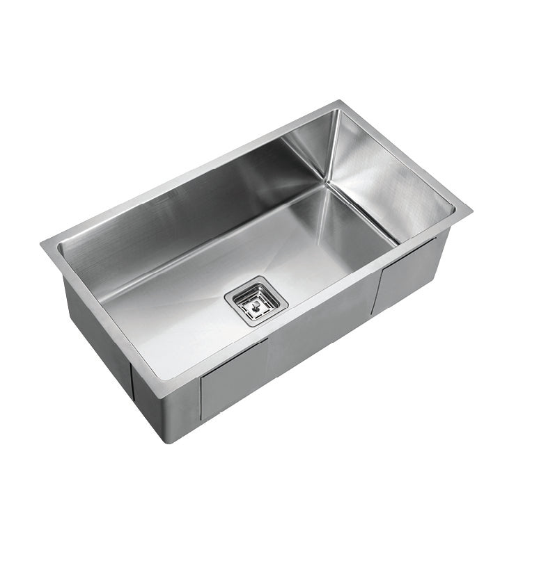 810×450×235mm Handmade POS Stainless Steel Rust - proof Kitchen Sink