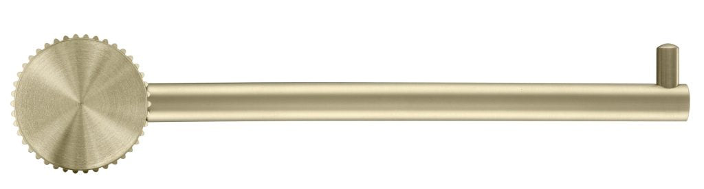Hot Sale! Brushed Gold Mica Fluted Style Toilet Paper Holder for Elegant Bathrooms