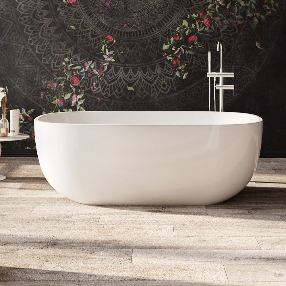 ALLY Freestanding Acrylic Bathtub - 1500mm or 1700mm Size, High - Quality for Your Bathroom