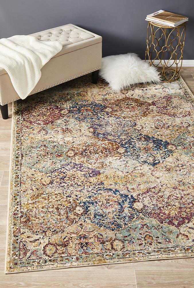 Hot Sale! Anastasia 259 Ivory Polypropylene Floor Rug with Whimsical Design