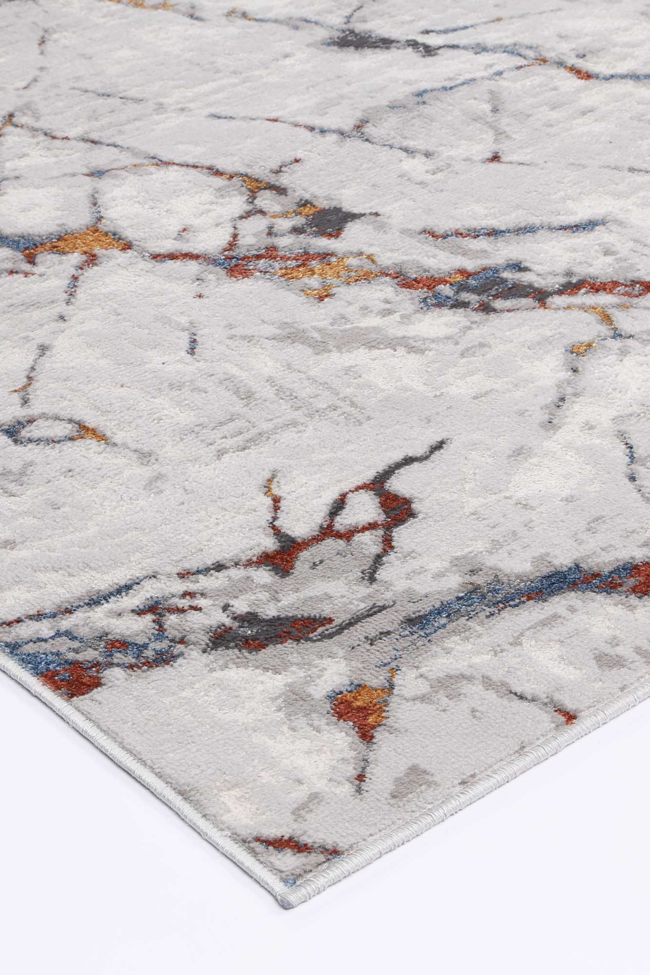 Vincent Malo Grey and Multi - Colored Abstract Area Rug